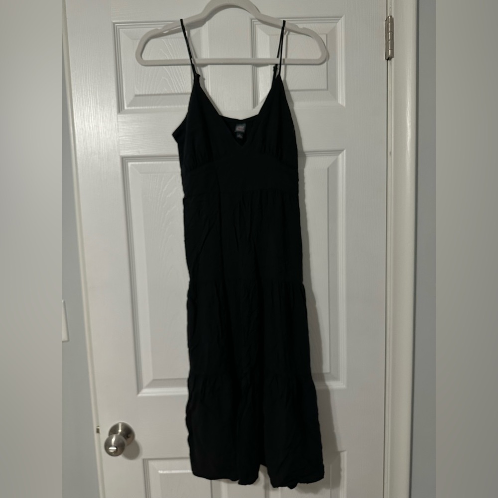 Midi black sundress